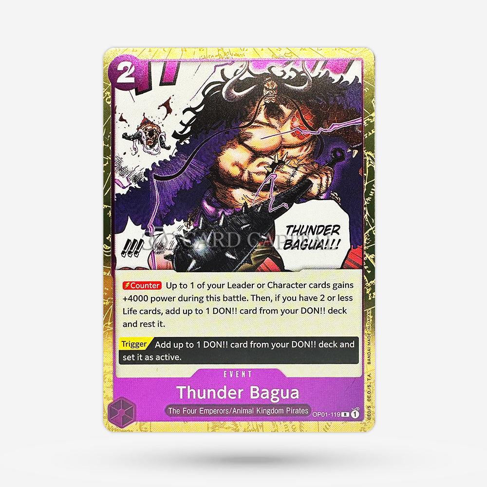 Thunder Bagua OP01-119 Rare EN NM+