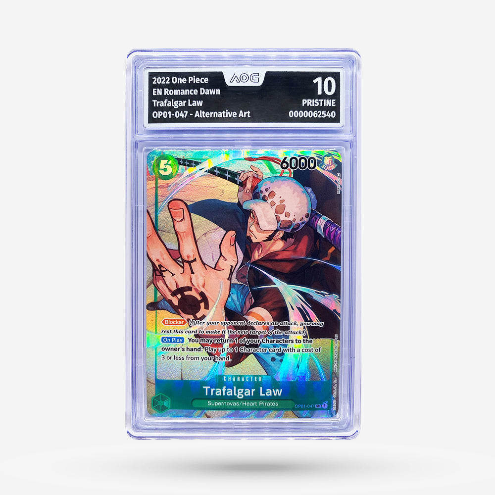 Trafalgar Law OP01-047 Alternate Art EN AOG PRESTINE 10
