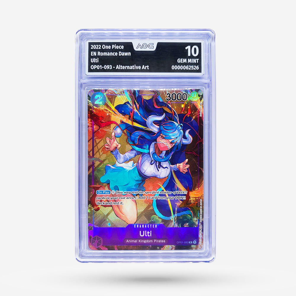 Ulti OP01-093 Alternate Art Pre-Errata EN AOG GEM MINT 10
