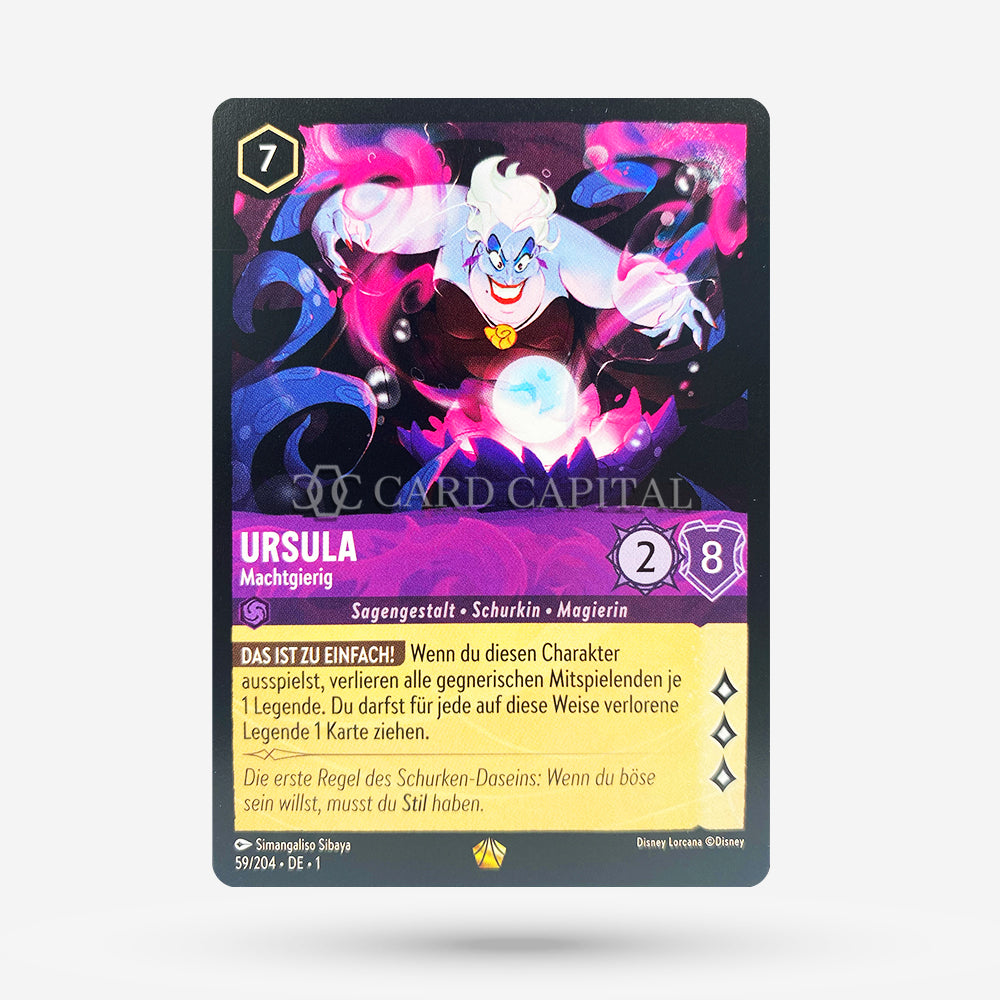 Ursula - Machtgierig 1TFC 059 Legendary DE NM+
