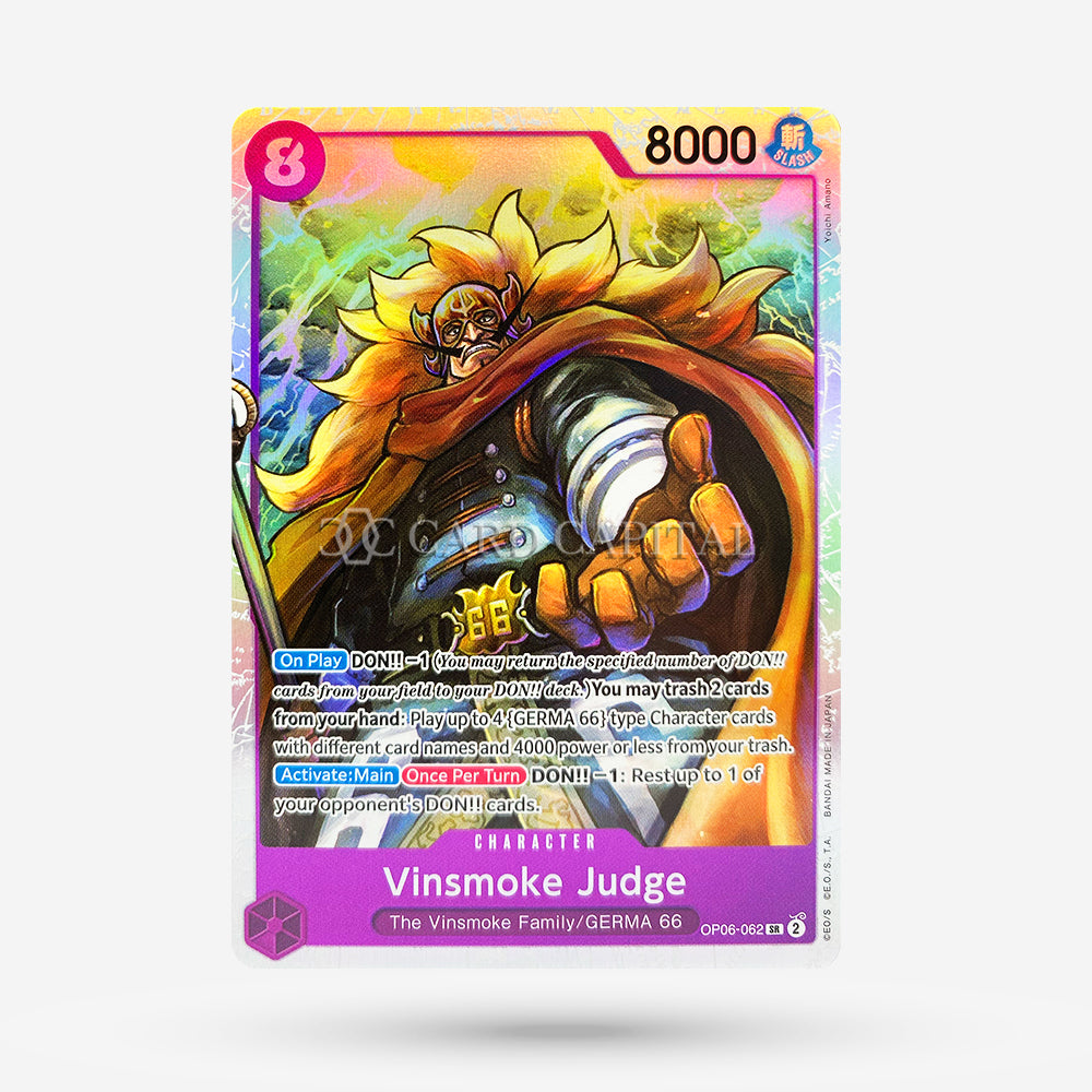 Vinsmoke Judge OP06-062 Super Rare EN MT+