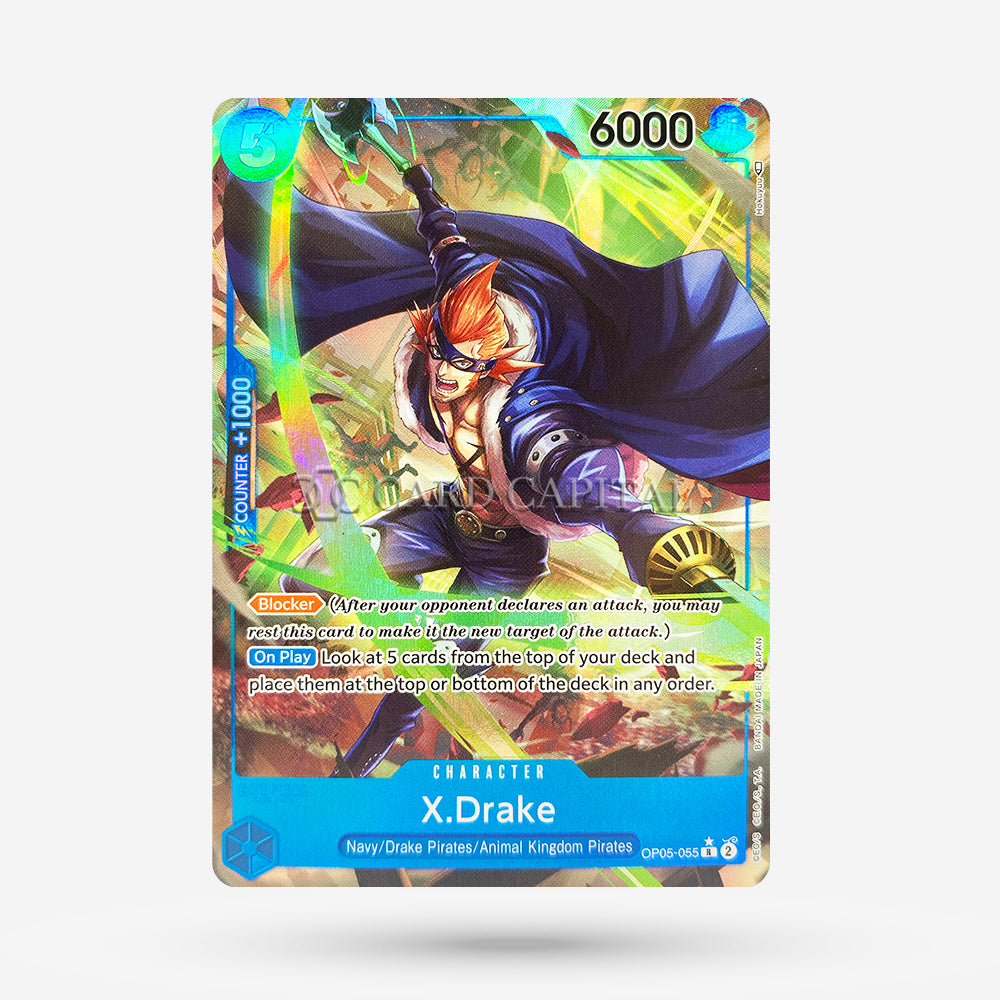 X.Drake OP05-055 Alternate Art EN MT+
