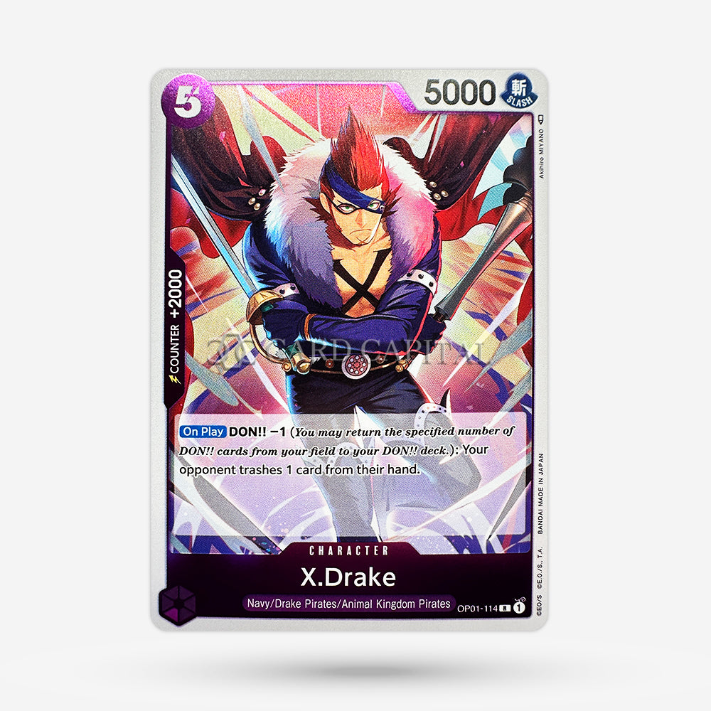 X.Drake OP01-114 Rare EN NM+