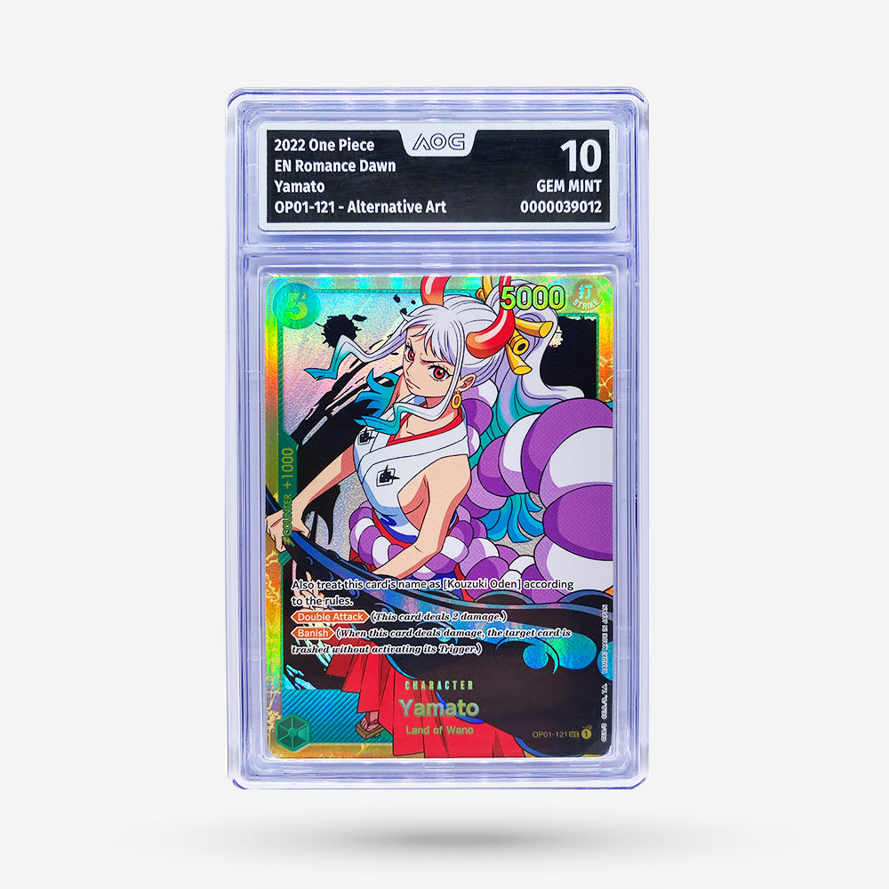 Yamato OP01-121 Secret Rare EN AOG GEM MINT 10
