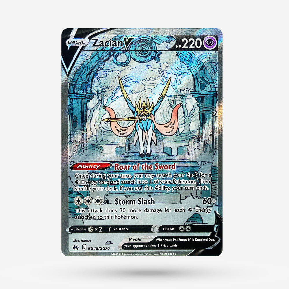 Zacian V CRZ GG48 Special Illustration Rare EN NM+