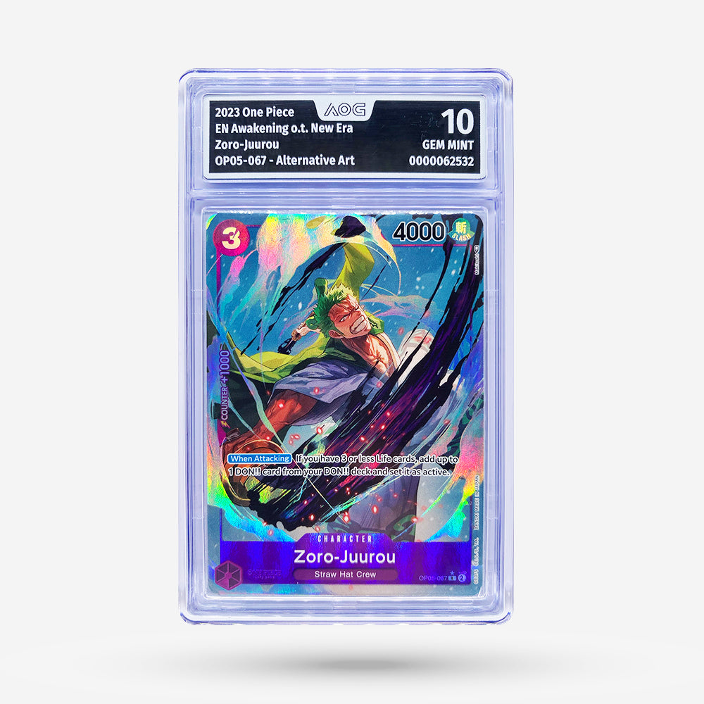 Zoro-Juurou OP05-067 Alternate Art EN AOG GEM MINT 10