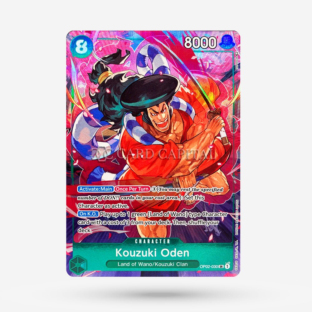 Kouzuki Oden (OP02-030) Alternate Art EN - CardCapital