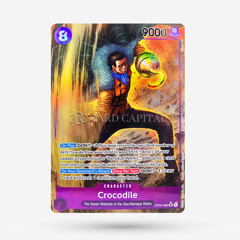 Crocodile (OP04-060) Alternate Art EN - CardCapital