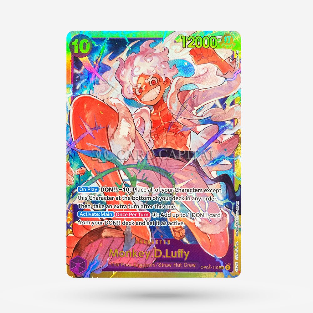 Monkey.D.Luffy (OP05-119) Secret Rare EN - CardCapital