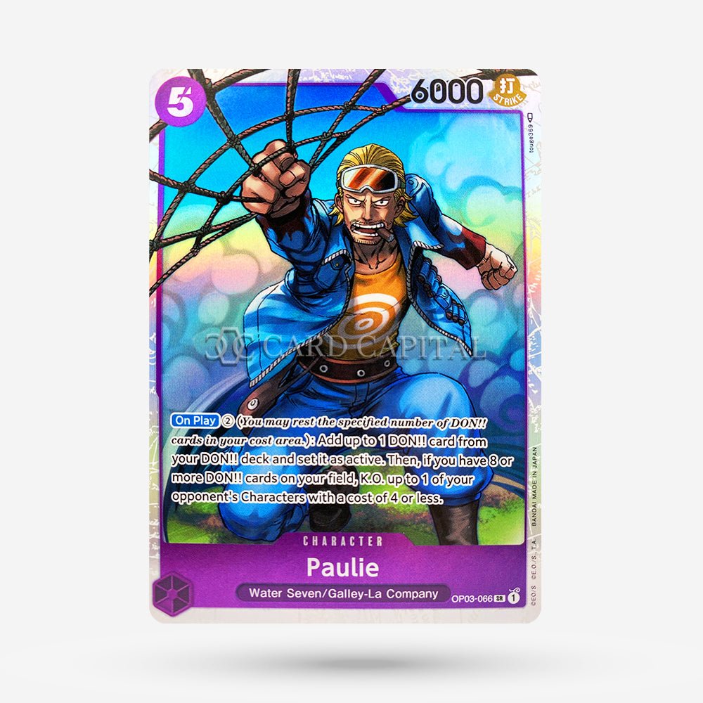 Paulie (OP03-066) Super Rare EN - CardCapital