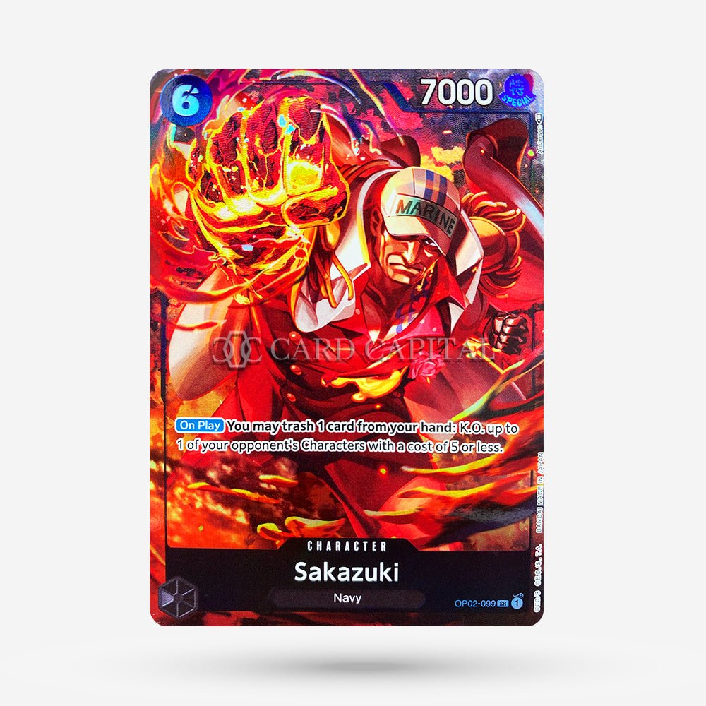 Sakazuki (OP02-099) Alternate Art EN - CardCapital