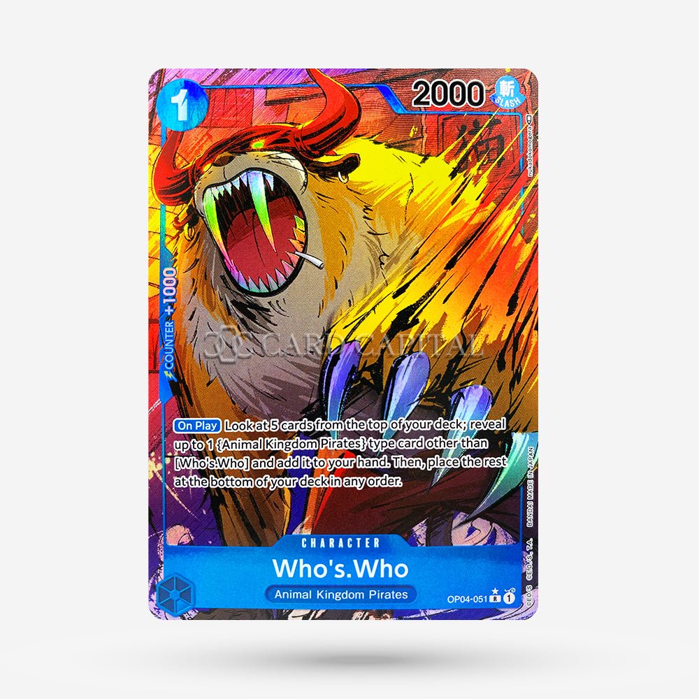 Who´s.Who (OP04-051) Alternate Art EN - CardCapital