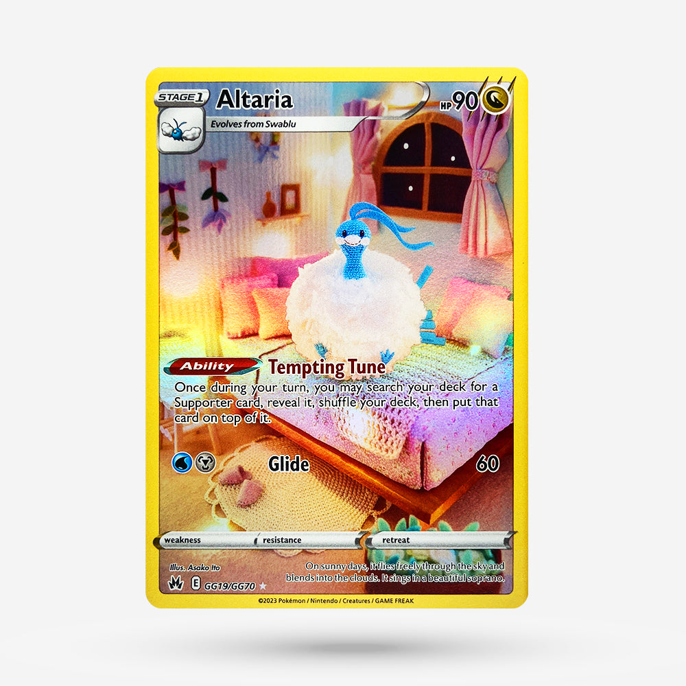 pokemon card altaria Altaria CRZ GG19 Illustration Rare EN NM+