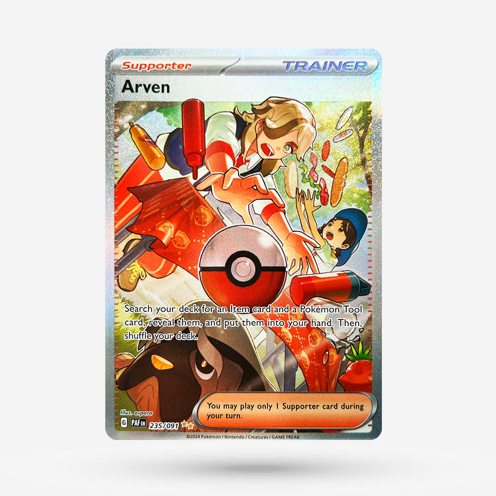 Pokemon Trading Card Game Paldean Fates Special Illustration Rare Arven #235 Pokemon Trading Card Game Paldean Fates Special Illustration Rare Arven #235