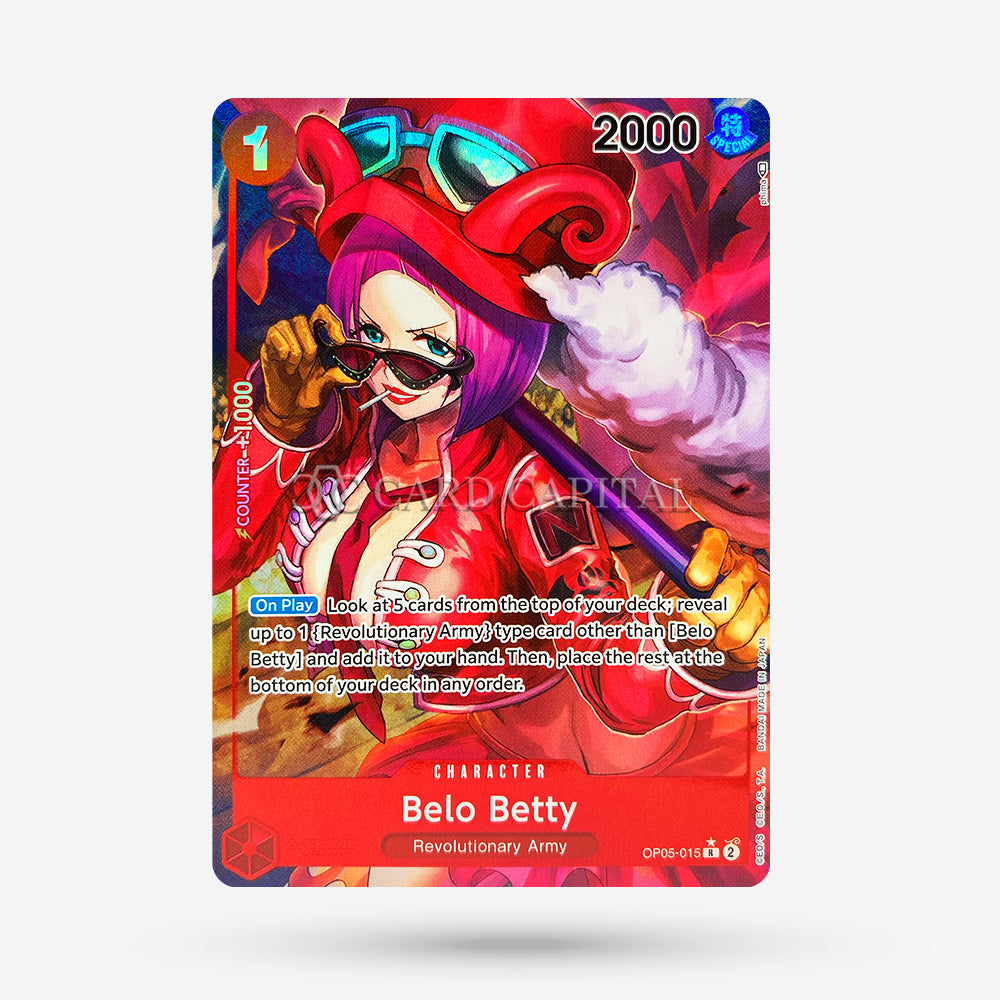 belo betty one piece card game Belo Betty OP05-015 Alternate Art EN NM+