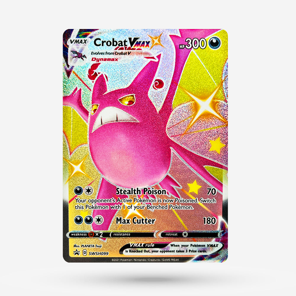 Crobat VMAX SWSH099 Black Star Promo Mint Pokemon Card Crobat VMAX SWSH099 Black Star Promo Mint Pokemon Card