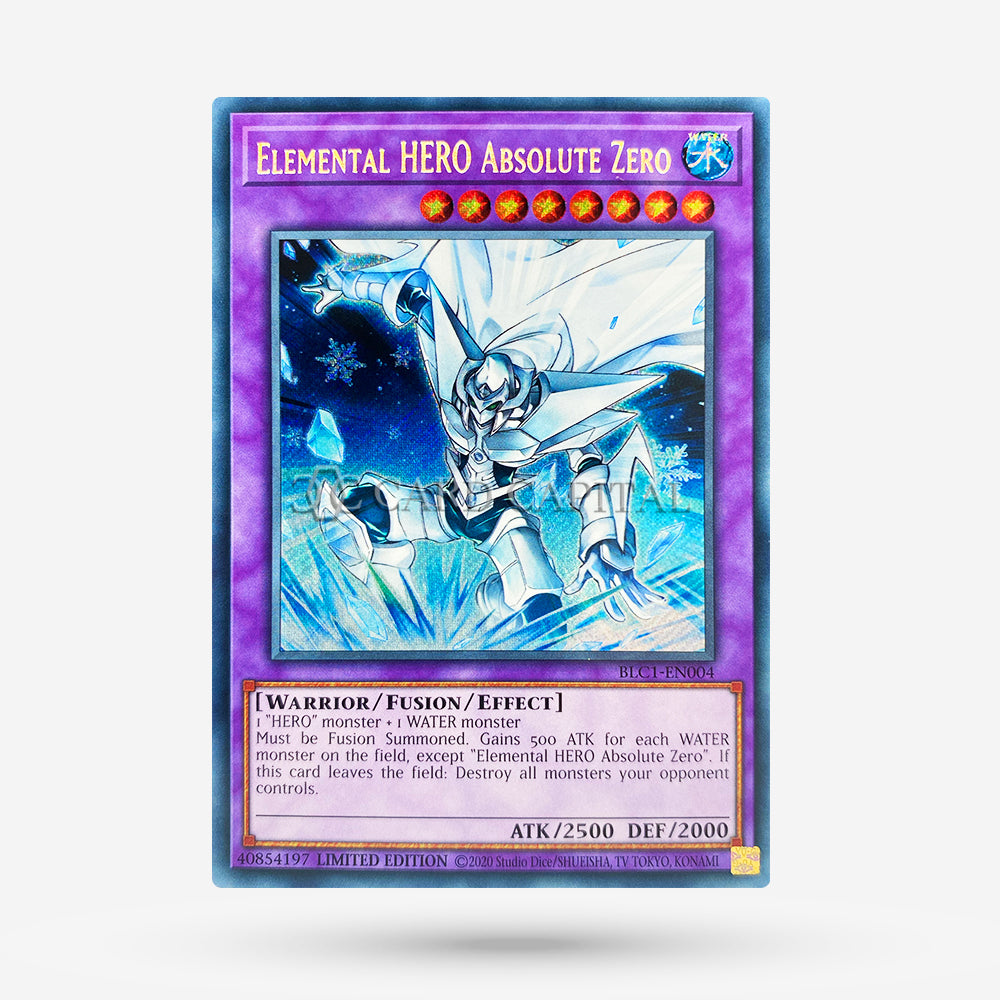 Elemental HERO Absolute Zero BLC1-167 Super Rare EN NM+ | CardCapital