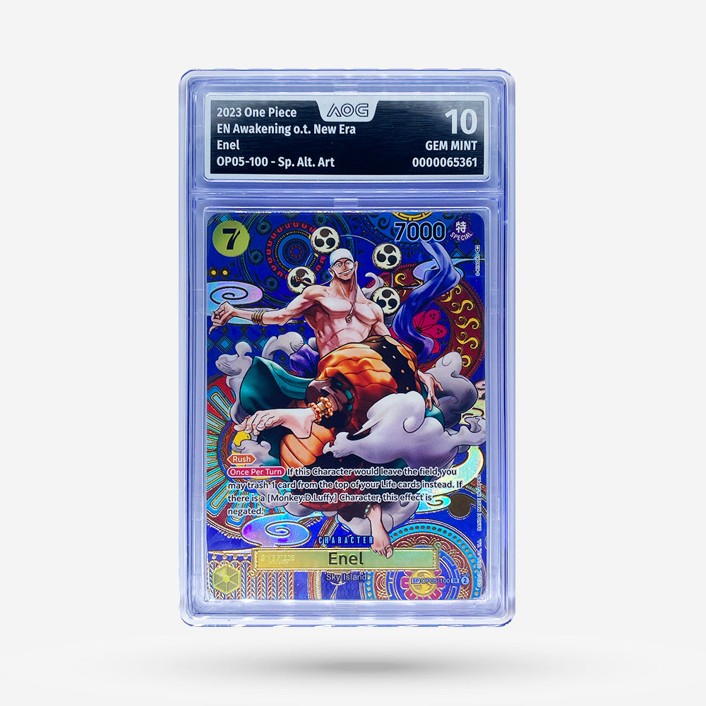 Enel OP05-100 Special Rare EN AOG GEM MINT 10