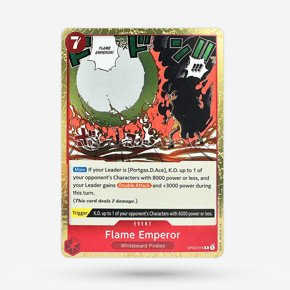 Flame Emperor OP03-016 Rare EN NM+