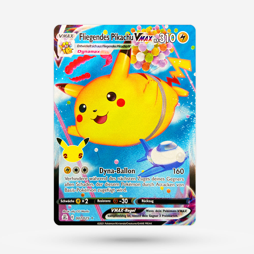Fliegendes Pikachu VMAX CEL-007 Ultra Rare DE NM+ | CardCapital Fliegendes Pikachu VMAX CEL-007 Ultra Rare DE NM+ | CardCapital