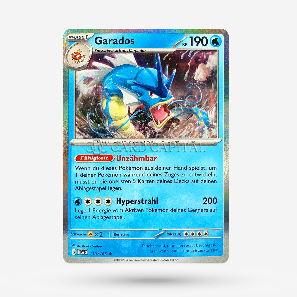 Gyarados (MEW 130/165) Rare DE NM+ | CardCapital Gyarados (MEW 130/165) Rare DE NM+ | CardCapital