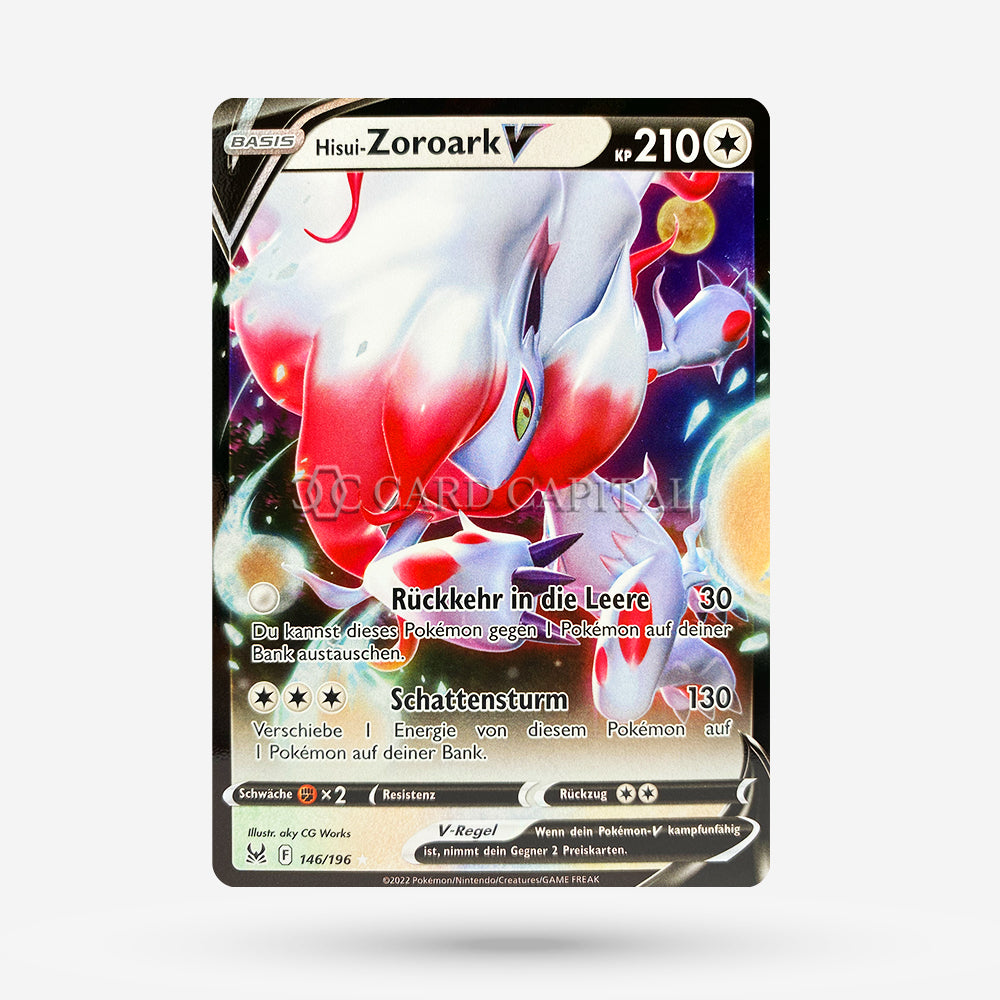 zoroark pokemon card ebay Pokemon Trading Card Game Lost Origin Ultra Rare Hisuian Zoroark V #146