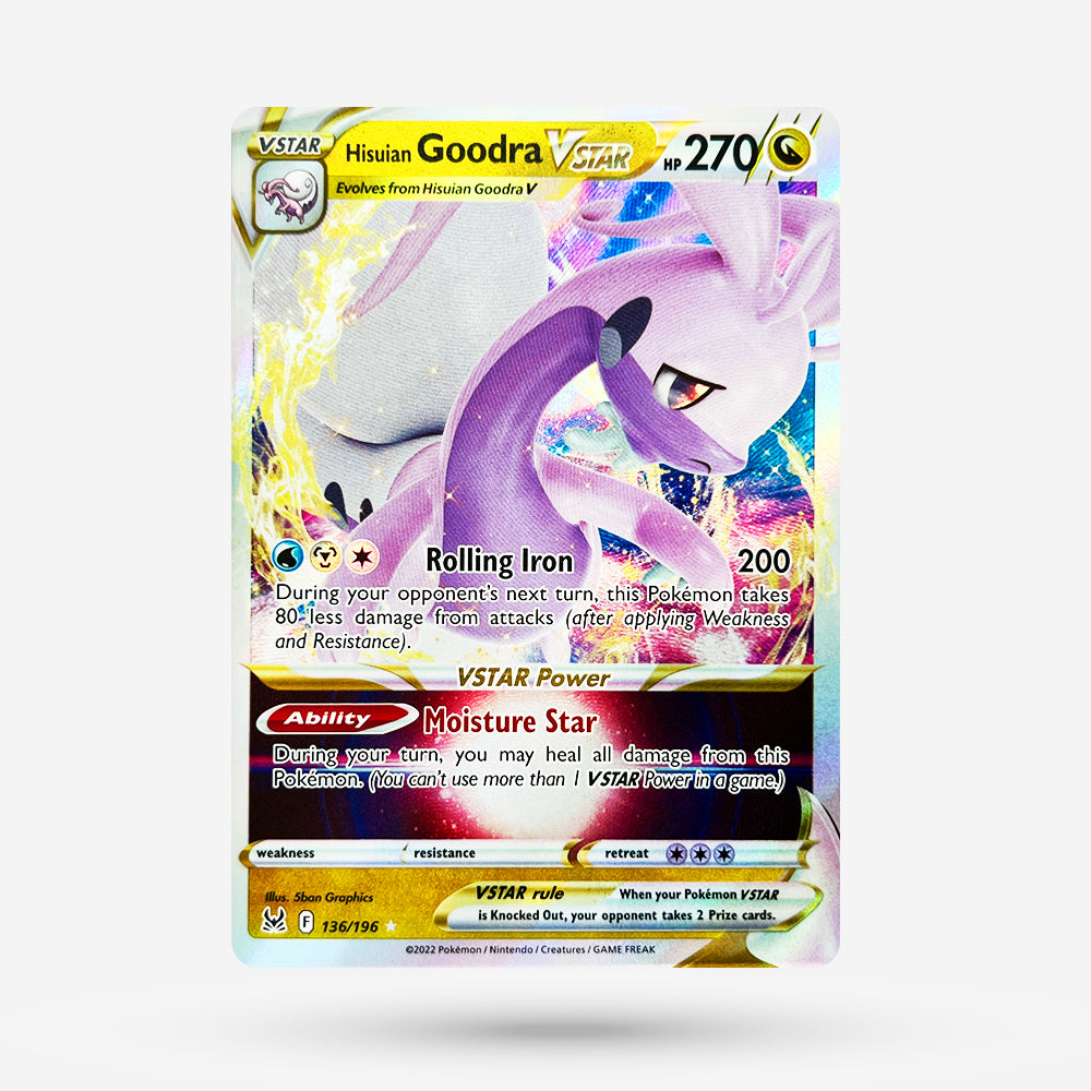 hisuian goodra pokemon card value Pokemon Lost Origin Ultra Rare Hisuian Goodra Vstar #136