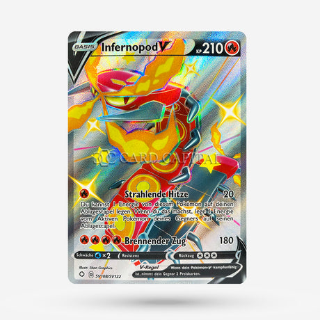pokemon ultra shiny cards Shining Fates Rare Centiskorch V SV108 discard an Energy attached to your opponents Active Pokemon Pokemon Card JP GX Ultra