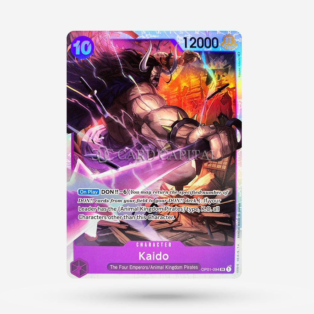 kaido super rare card Kaido (OP01-094) Super Rare EN