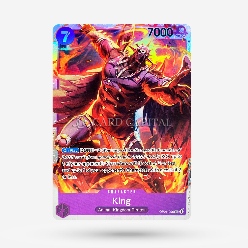 King (OP01-096) Super Rare EN | CardCapital King (OP01-096) Super Rare EN | CardCapital