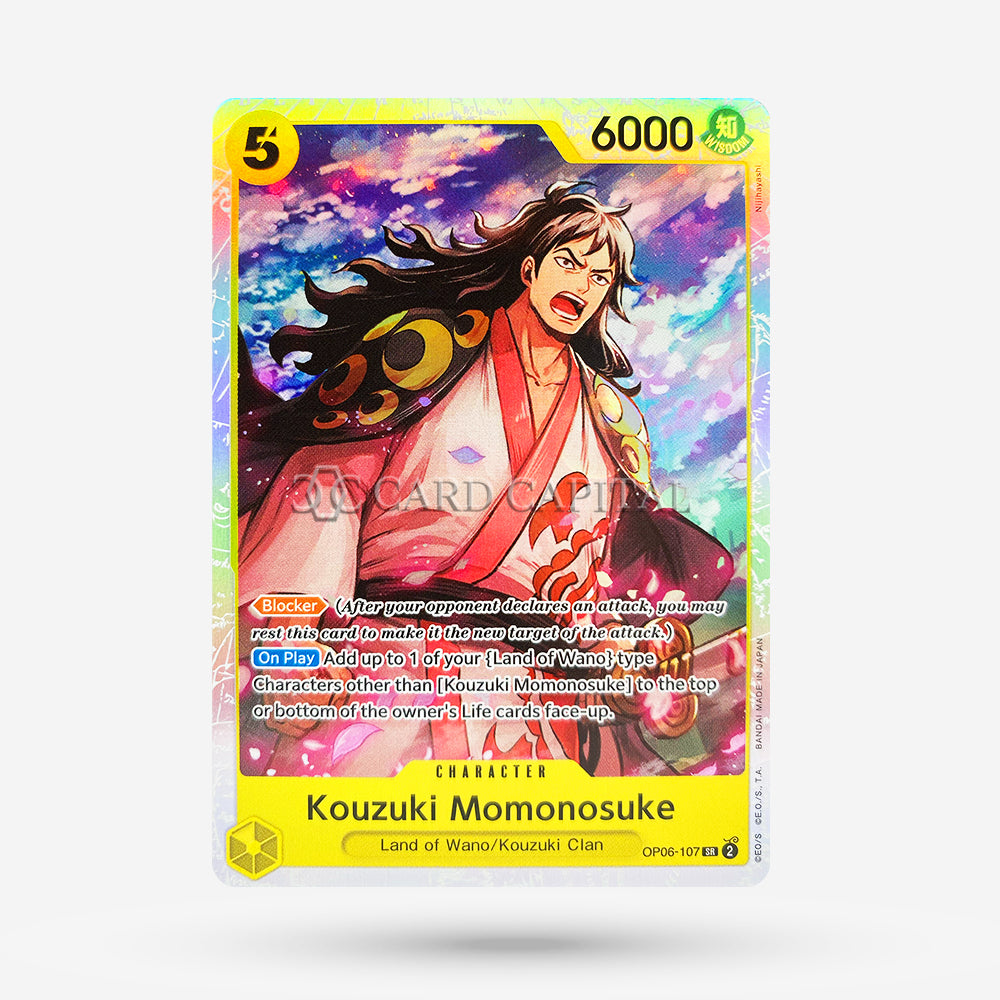 Kouzuki Momonosuke OP06-107 Super Rare EN MT+