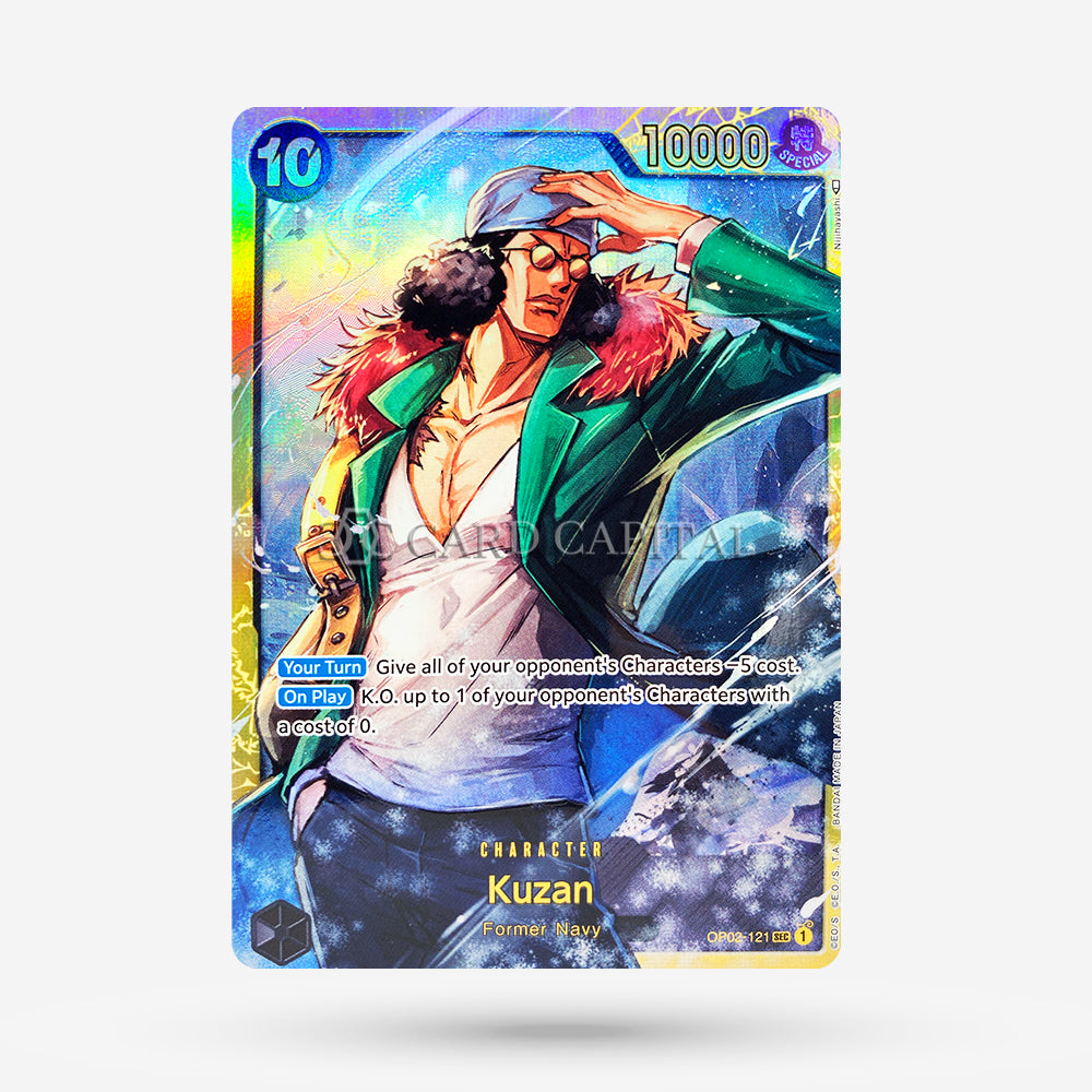Kuzan (OP02-121) Secret Rare EN | CardCapital Kuzan (OP02-121) Secret Rare EN | CardCapital