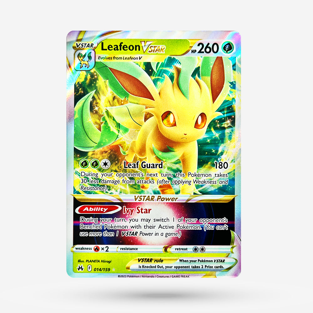 Leafeon VSTAR CRZ 014 Ultra Rare EN NM+ Leafeon VSTAR CRZ 014 Ultra Rare EN NM+