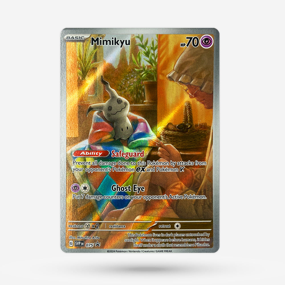 Mimikyu SVP 075 Promo EN NM+ | CardCapital Mimikyu SVP 075 Promo EN NM+ | CardCapital