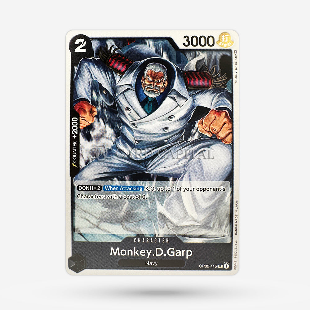 garp one piece card game OP02-115 Monkey.D.Garp Rare One Piece TCG Card