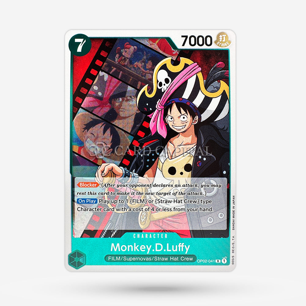 OP02-041 Monkey.D.Luffy Rare One Piece TCG Card OP02-041 Monkey.D.Luffy Rare One Piece TCG Card