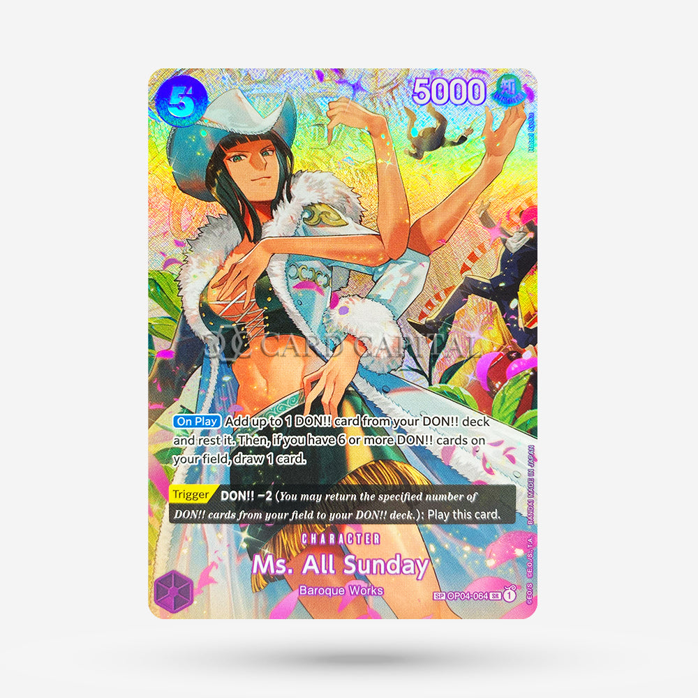 Ms. All Sunday OP04-064 Special Rare EN MT+ | CardCapital