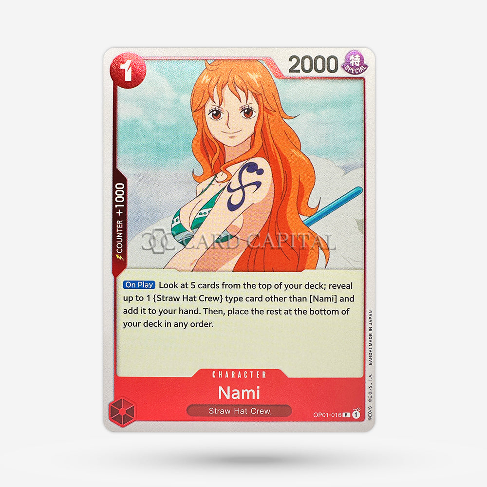 Nami (OP01-016) Rare EN NM+ | CardCapital Nami (OP01-016) Rare EN NM+ | CardCapital