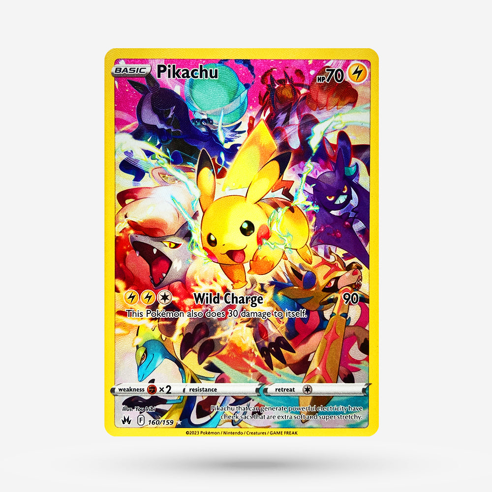 Pikachu CRZ 160 Secret Rare EN NM+