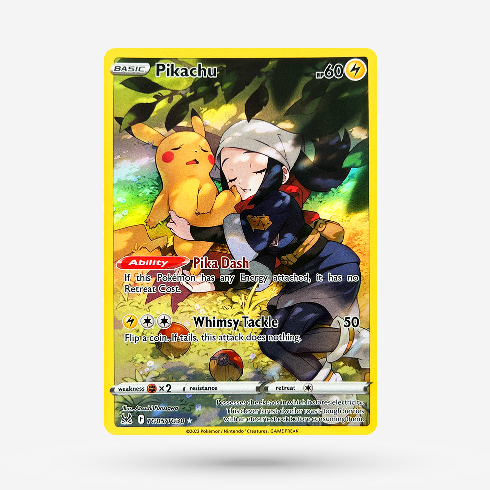 Pikachu LOR TG05 Illustration Rare EN NM+ | CardCapital Pikachu LOR TG05 Illustration Rare EN NM+ | CardCapital