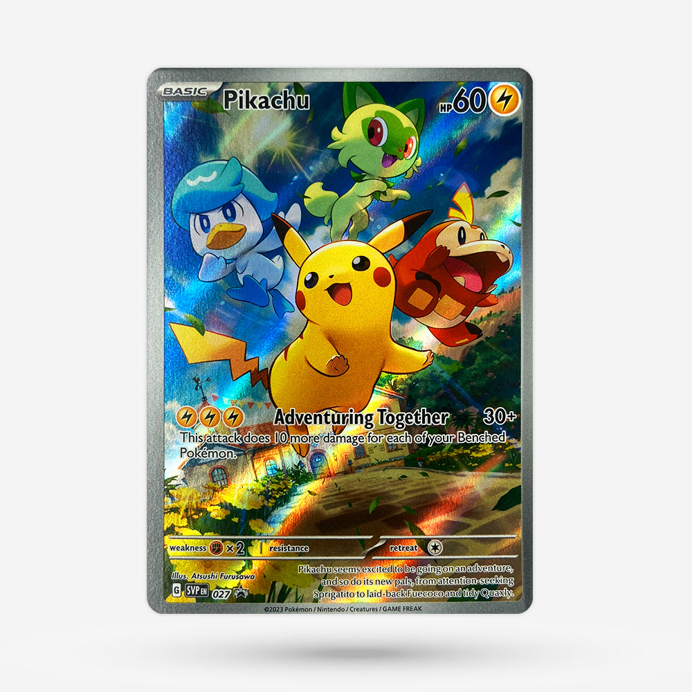 027 pokemon card Pikachu SVP 027 Promo EN NM+