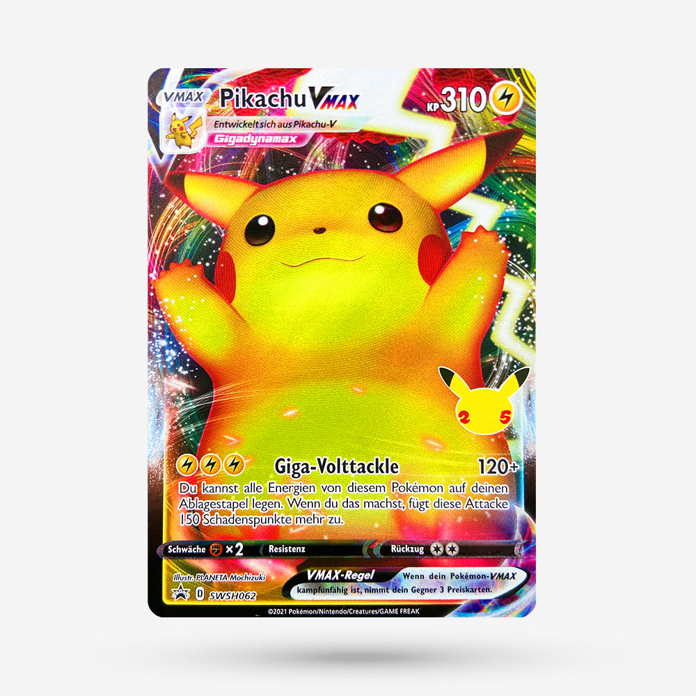 Pikachu VMAX SWSH 062 Promo DE NM+ | CardCapital Pikachu VMAX SWSH 062 Promo DE NM+ | CardCapital