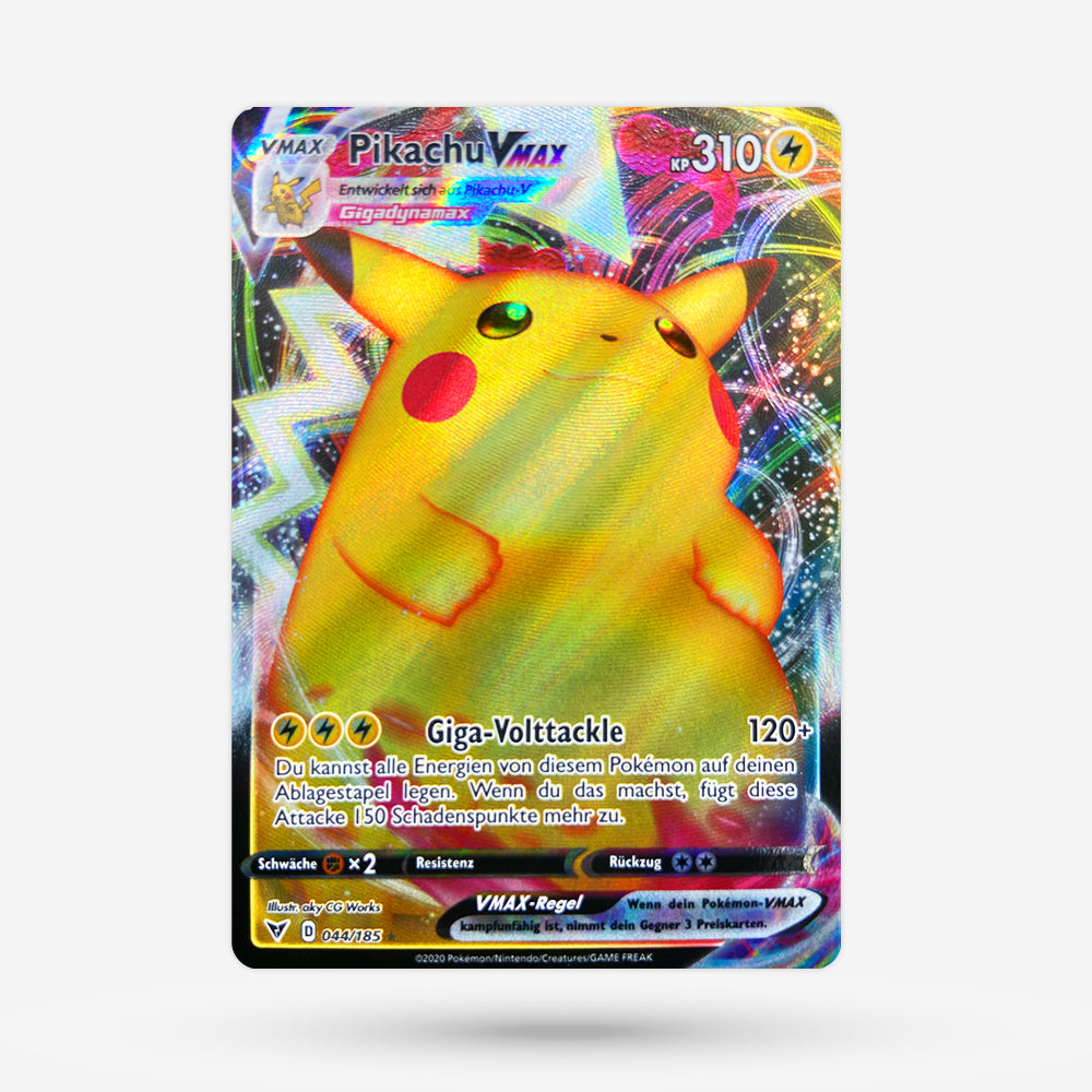 pikachu ultra rare card Pikachu VMAX VIV 44 Ultra Rare DE NM+