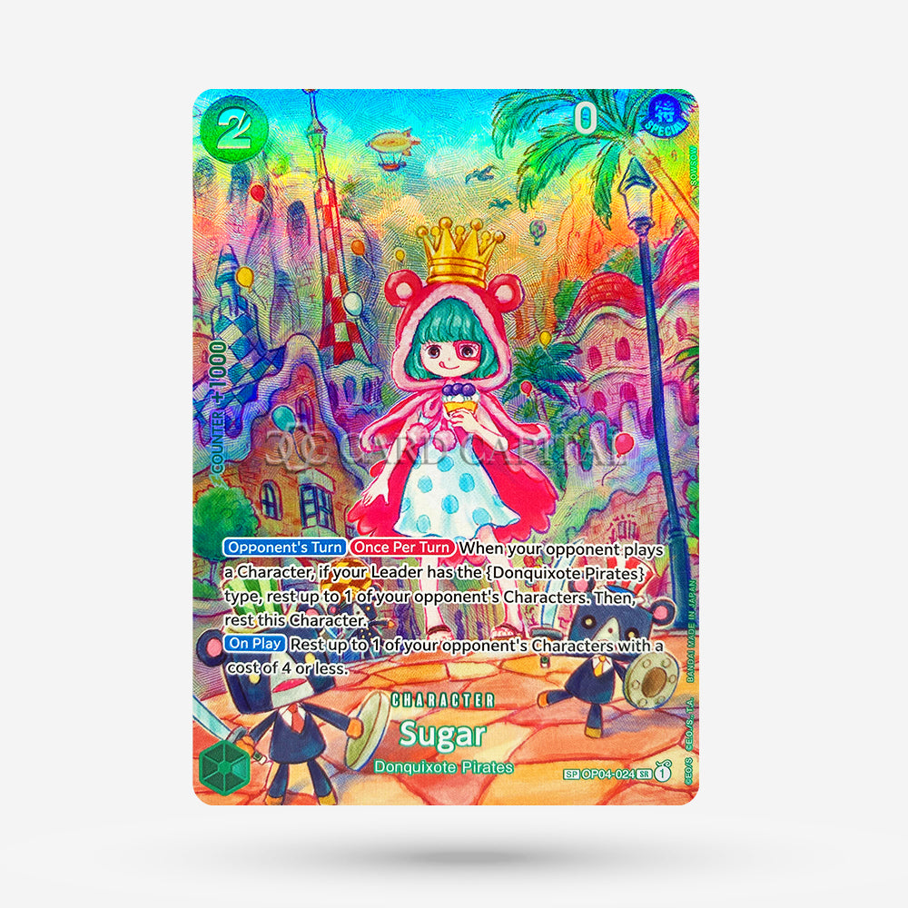 op 04 rare cards Sugar OP04-024 Special Rare EN NM+