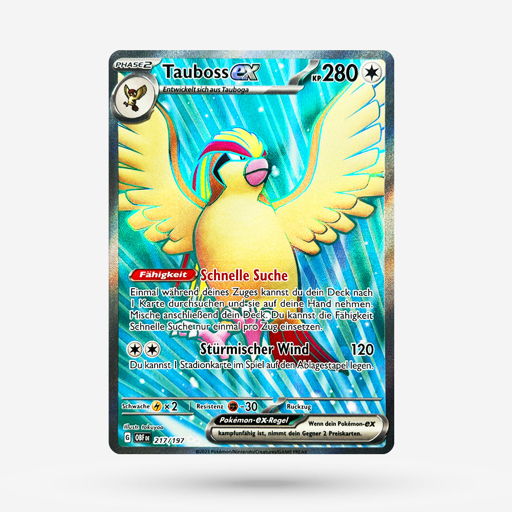 Tauboss ex OBF 217 Ultra Rare DE NM+ | CardCapital Tauboss ex OBF 217 Ultra Rare DE NM+ | CardCapital