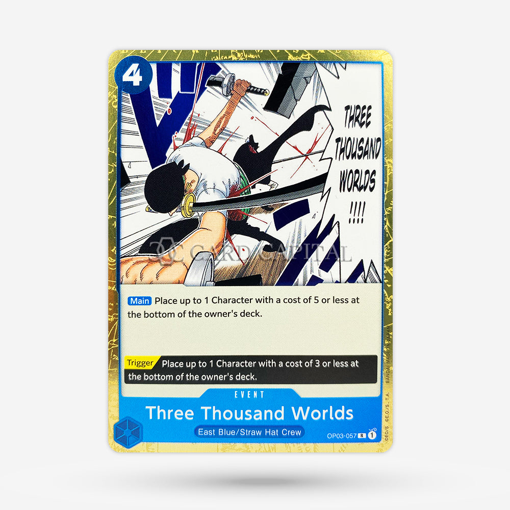 Three Thousand Worlds OP03-057 Rare EN NM+ | CardCapital Three Thousand Worlds OP03-057 Rare EN NM+ | CardCapital
