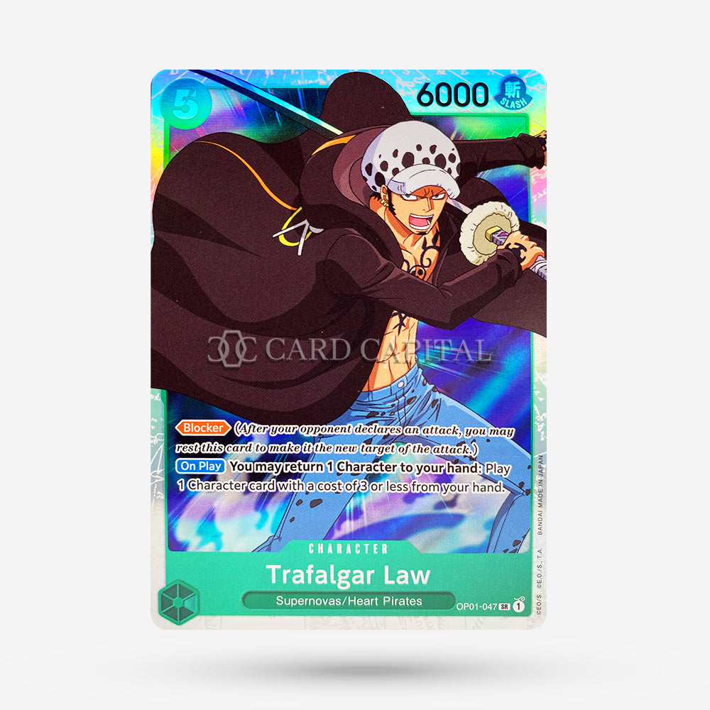 Trafalgar Law (OP01-047) Super Rare EN | CardCapital Trafalgar Law (OP01-047) Super Rare EN | CardCapital