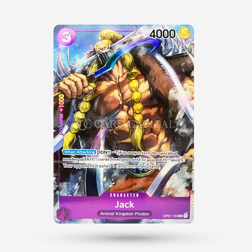 one piece card game jack Jack (OP01-102) Alternate Type EN