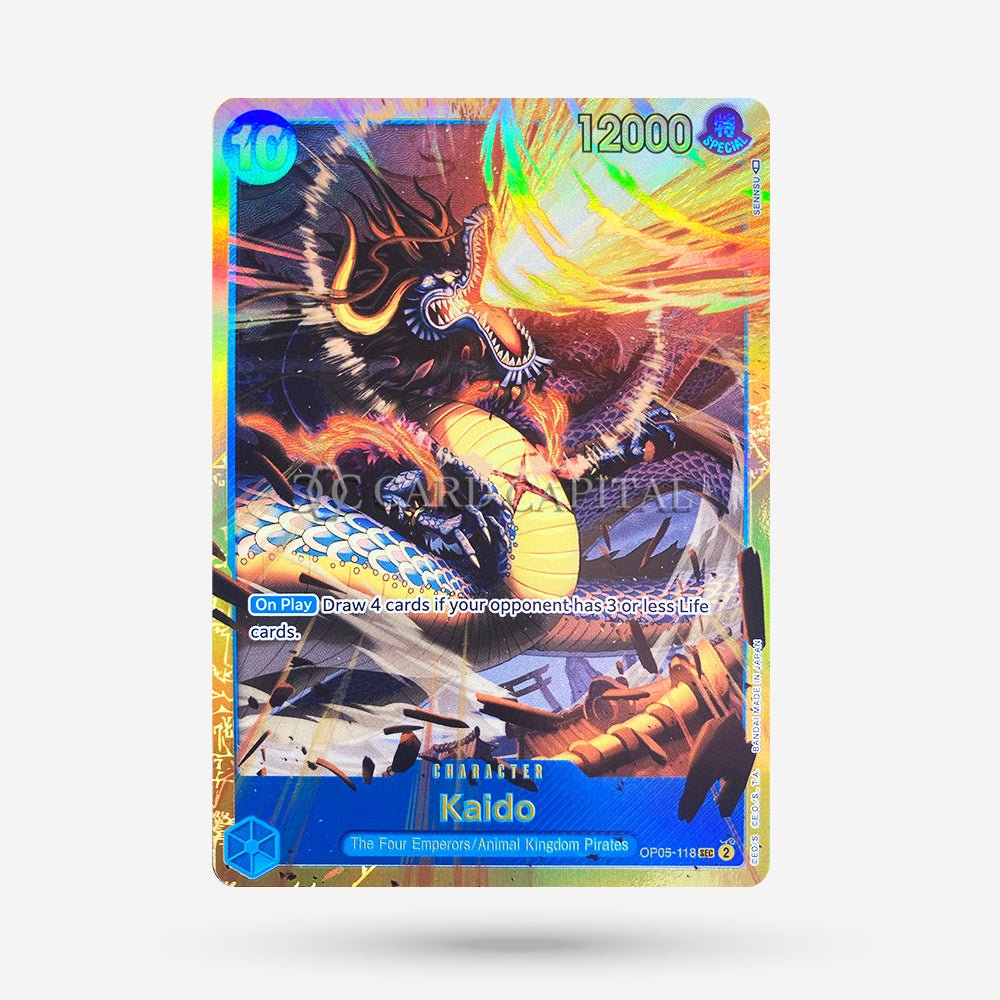 Kaido OP05-118 Secret Rare EN MT+ Kaido OP05-118 Secret Rare EN MT+
