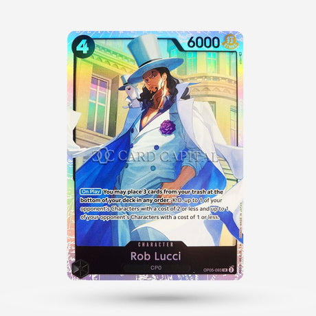 Rob Lucci (OP05-093) Super Rare EN - CardCapital